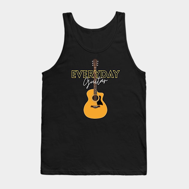 Everyday Guitar Acoustic Guitar Tank Top by nightsworthy